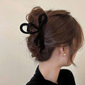 Velvet Bow Hair Clip