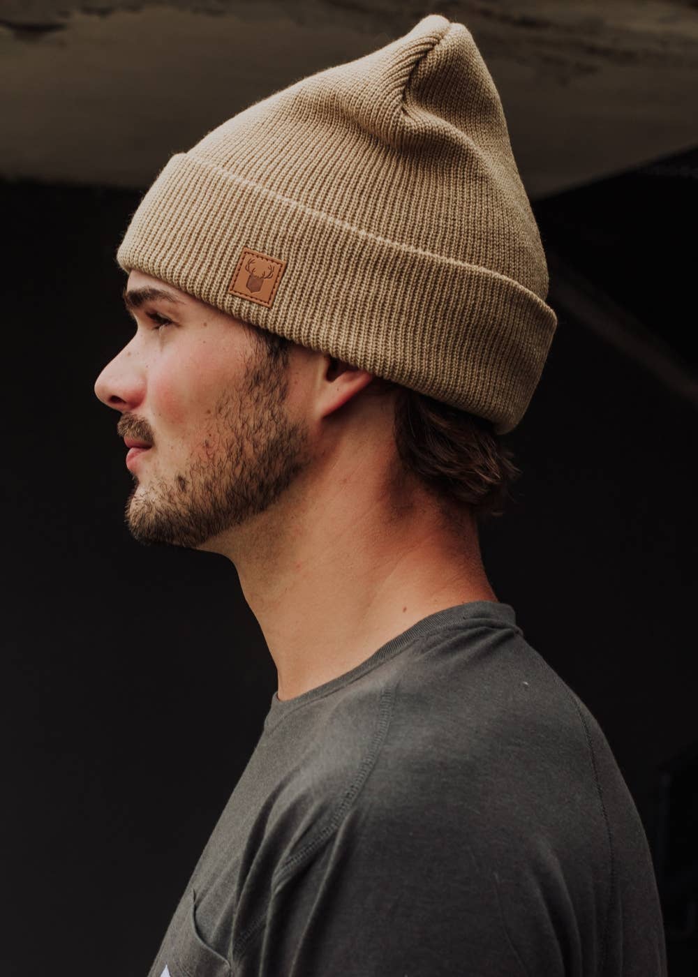Tan Knit Beanie