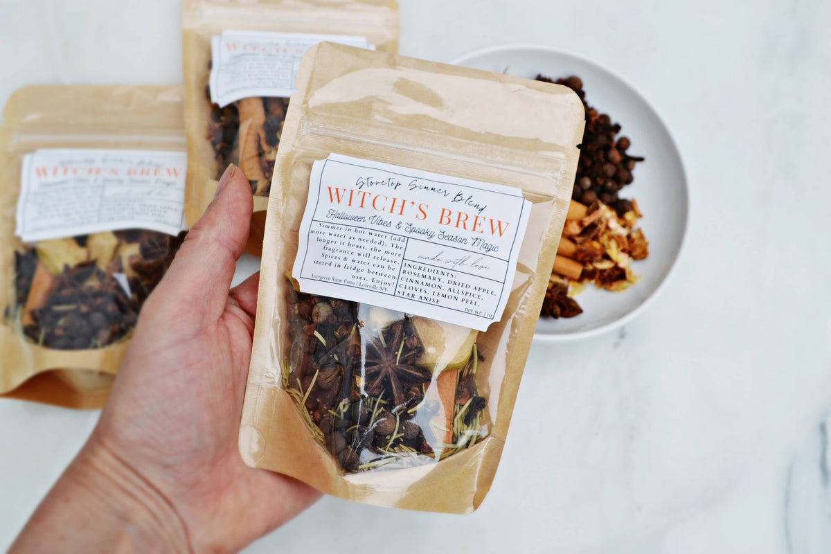 Witch's Brew Autumn Fall Halloween Simmer Stovetop Spices