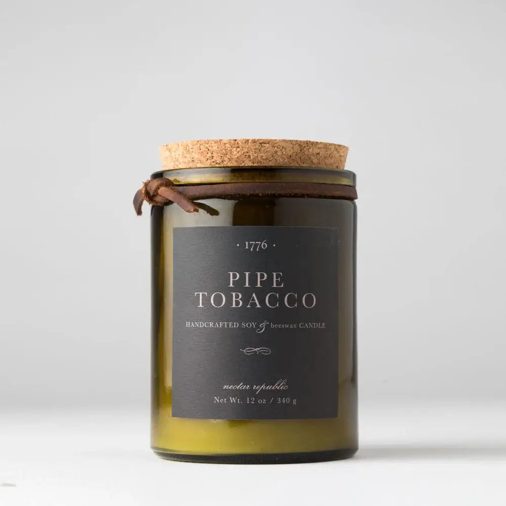 Pipe Tobacco 1776 Man Candle | americana fathers day July