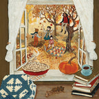 Autumn's Window Mini - 100 Piece Mini Puzzle