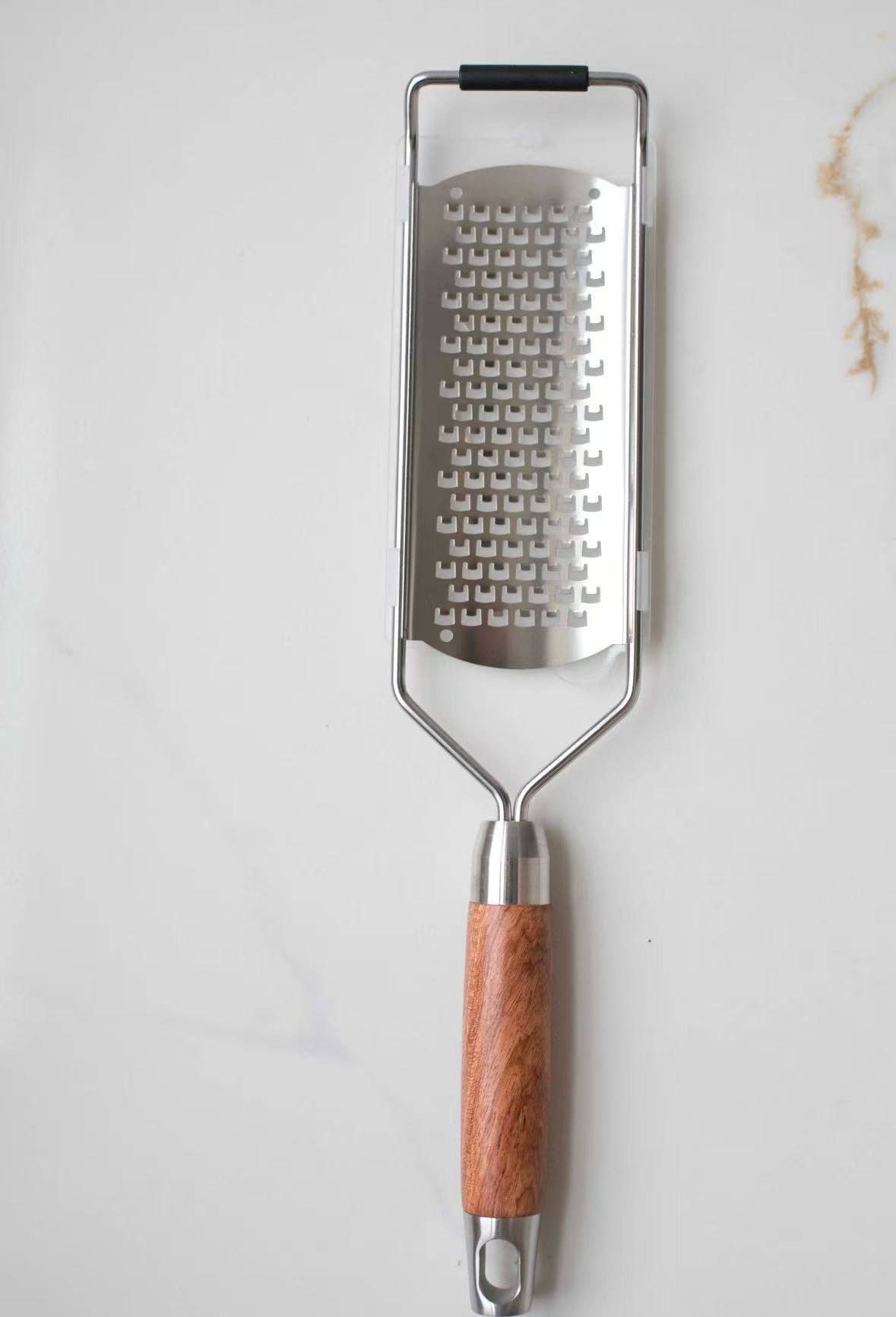 Cheese Grater with Walnut Wood Handle
