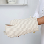 Oven Glove Manor Stripe - Taupe