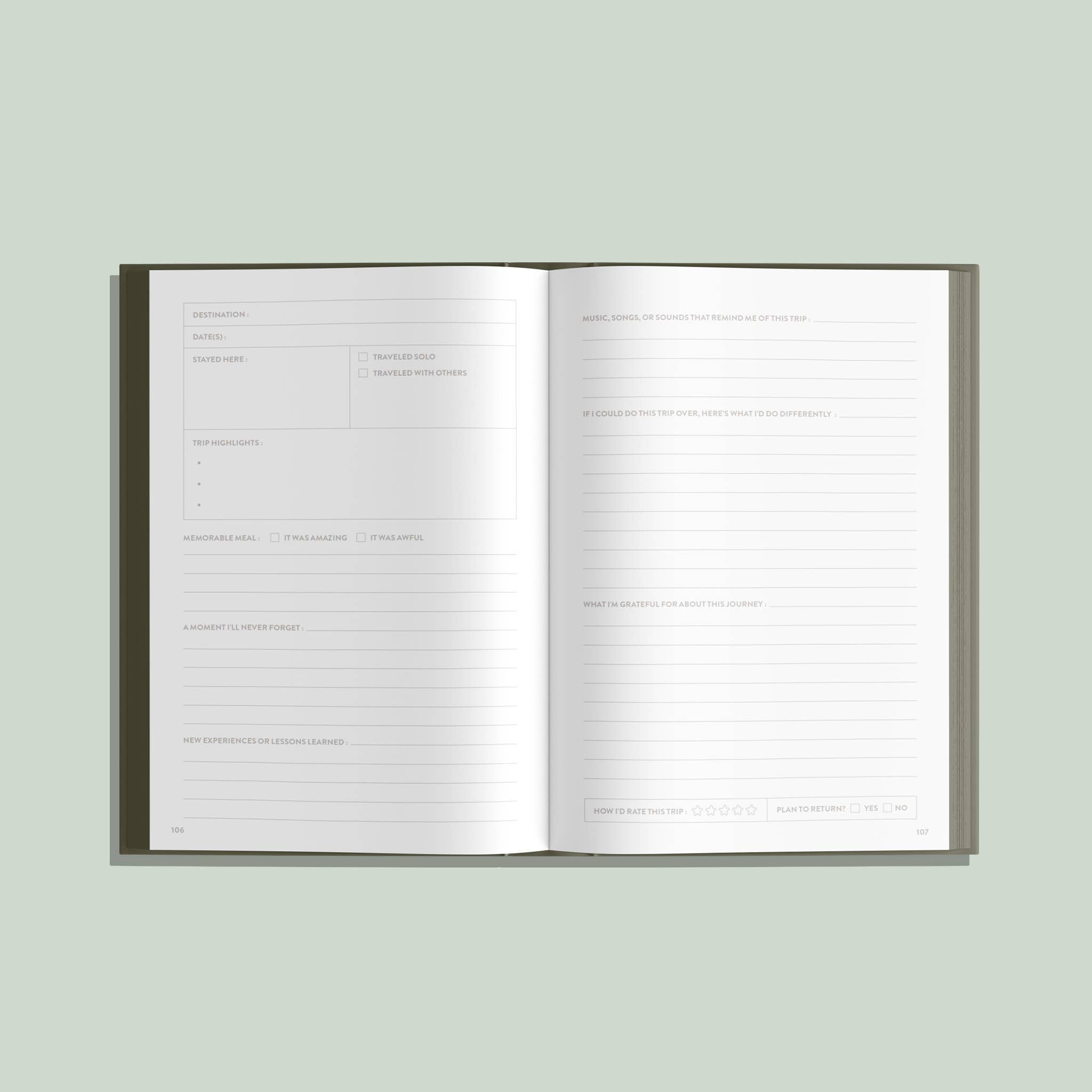 My Travel Journal: A Travel Keepsake (Gift for Travelers)