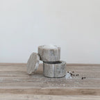 Marble Stackable Pinch Pots with Lid