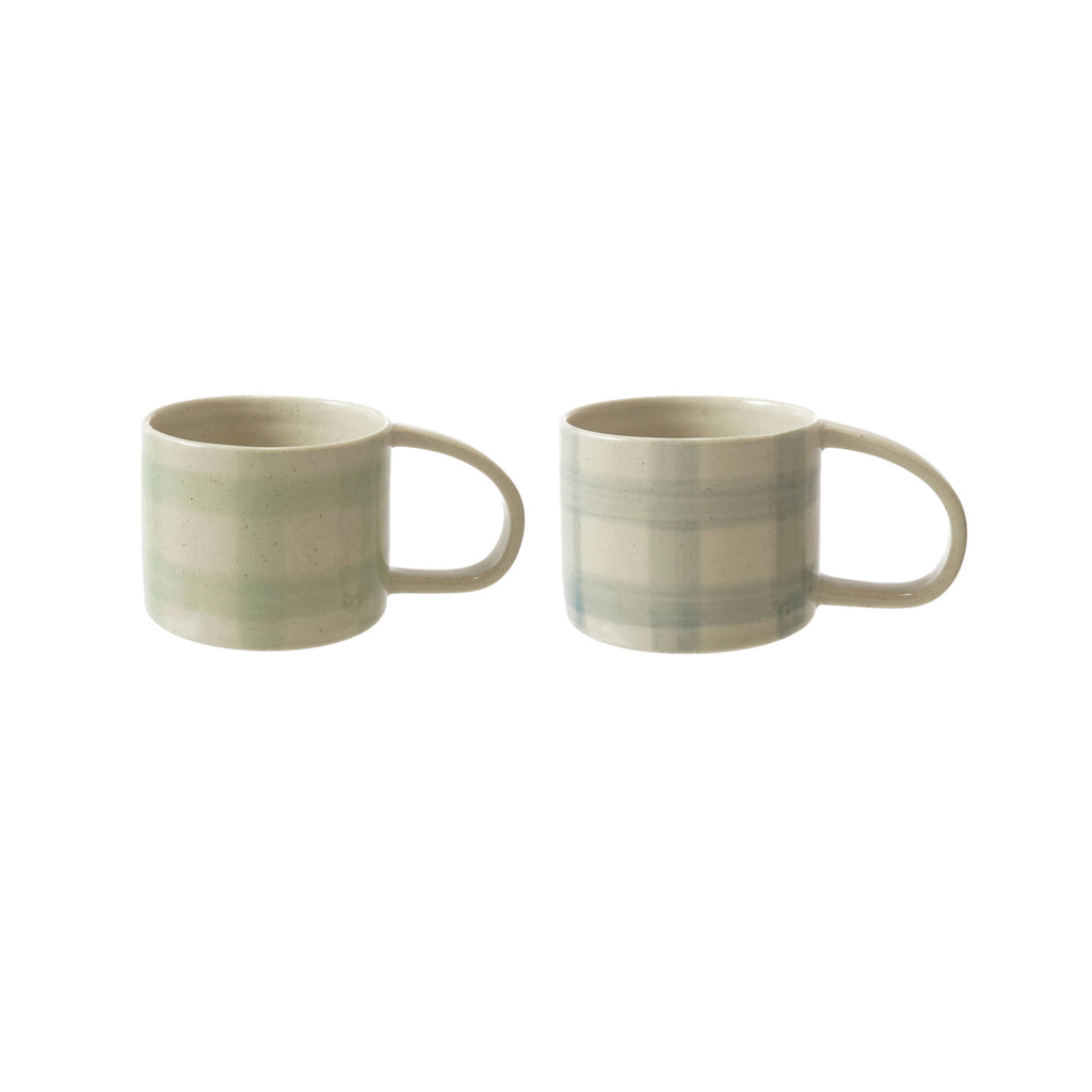 12 oz. Hand-Painted Stoneware Mug, Reactive Glaze, 2 Colors (Each One Will Vary)