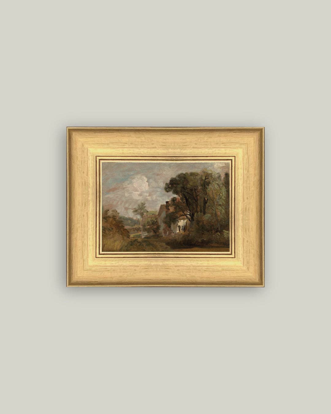 “Willy Lott's House” Framed Art Print