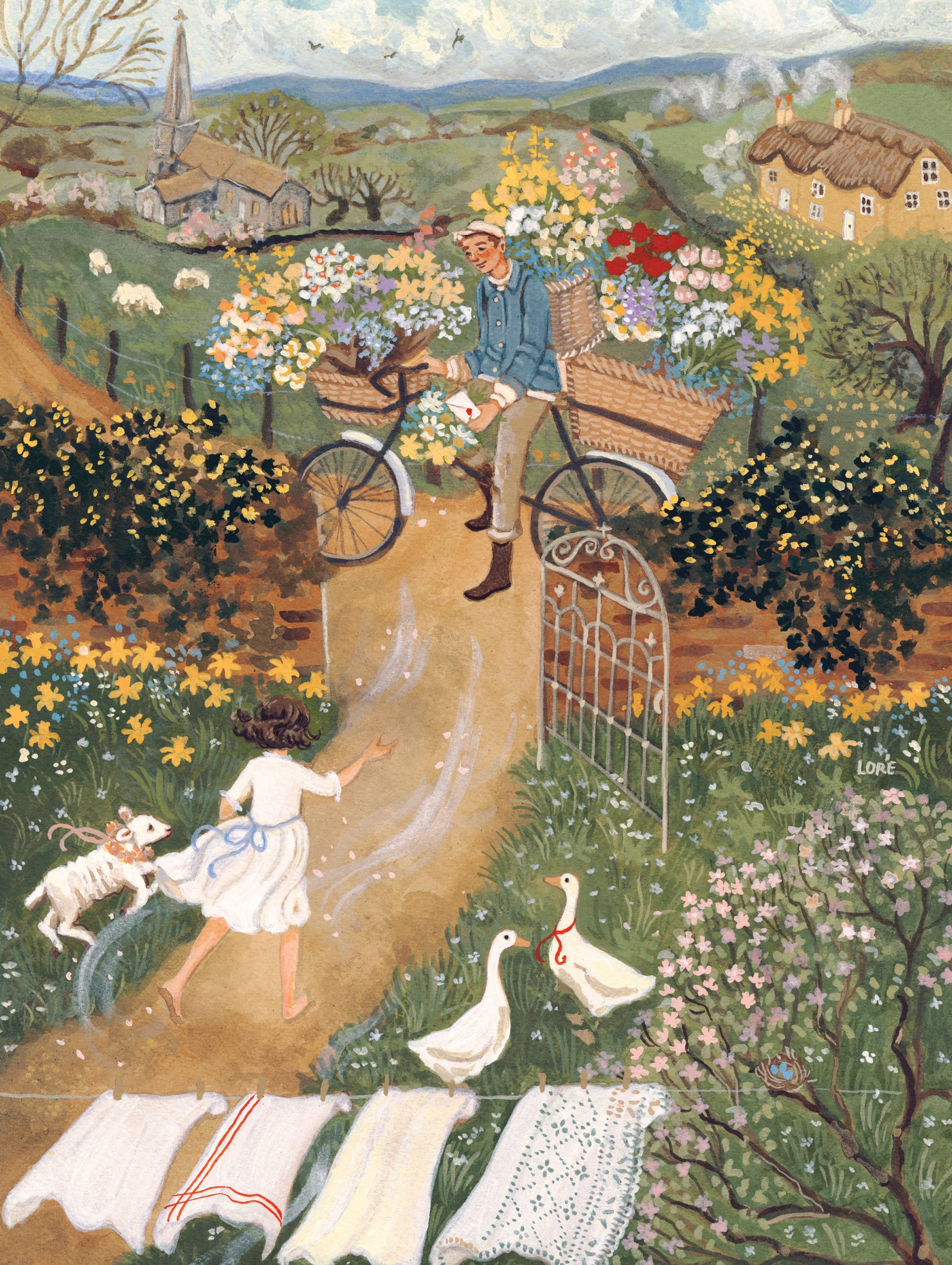 Delivering Spring - 1000 Piece Jigsaw Puzzle