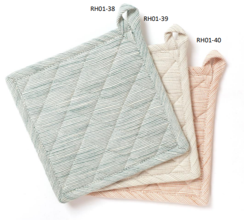 Potholder - Trivet - Slub Chambray Taupe