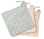 Potholder - Trivet - Slub Chambray Taupe