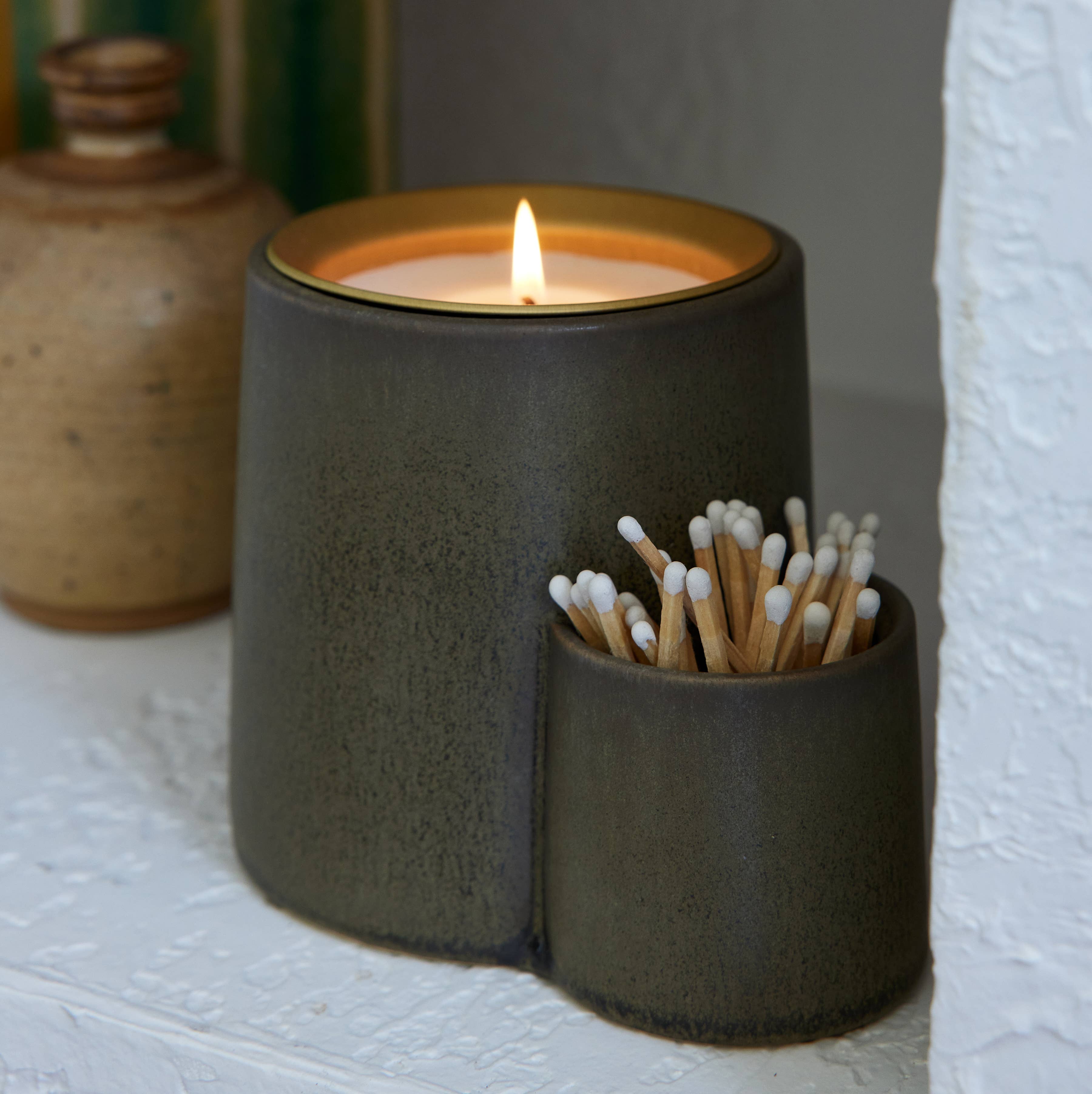 Ember Earth Candle + Planter