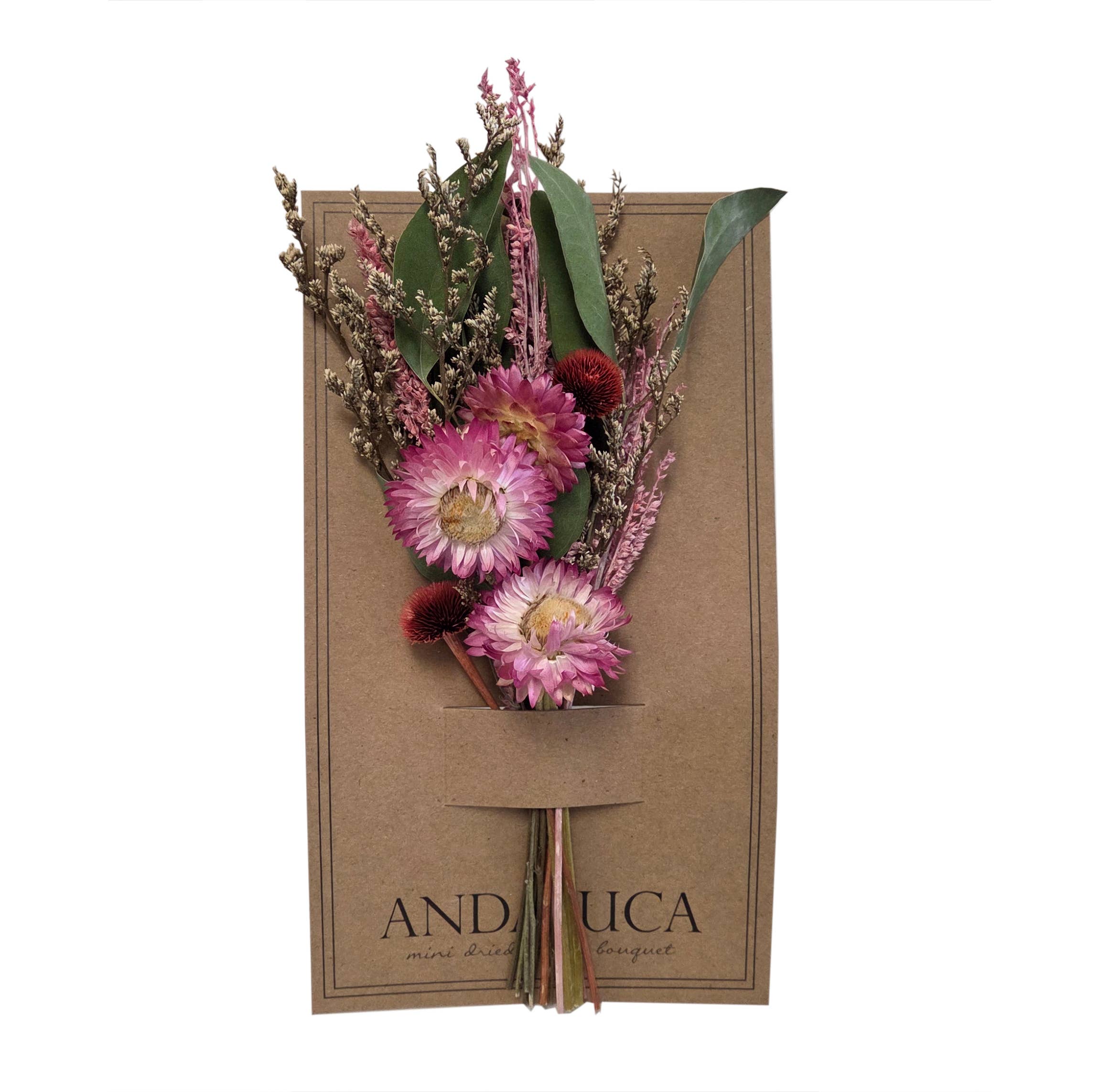 Pink Strawflower Mini Bouquet