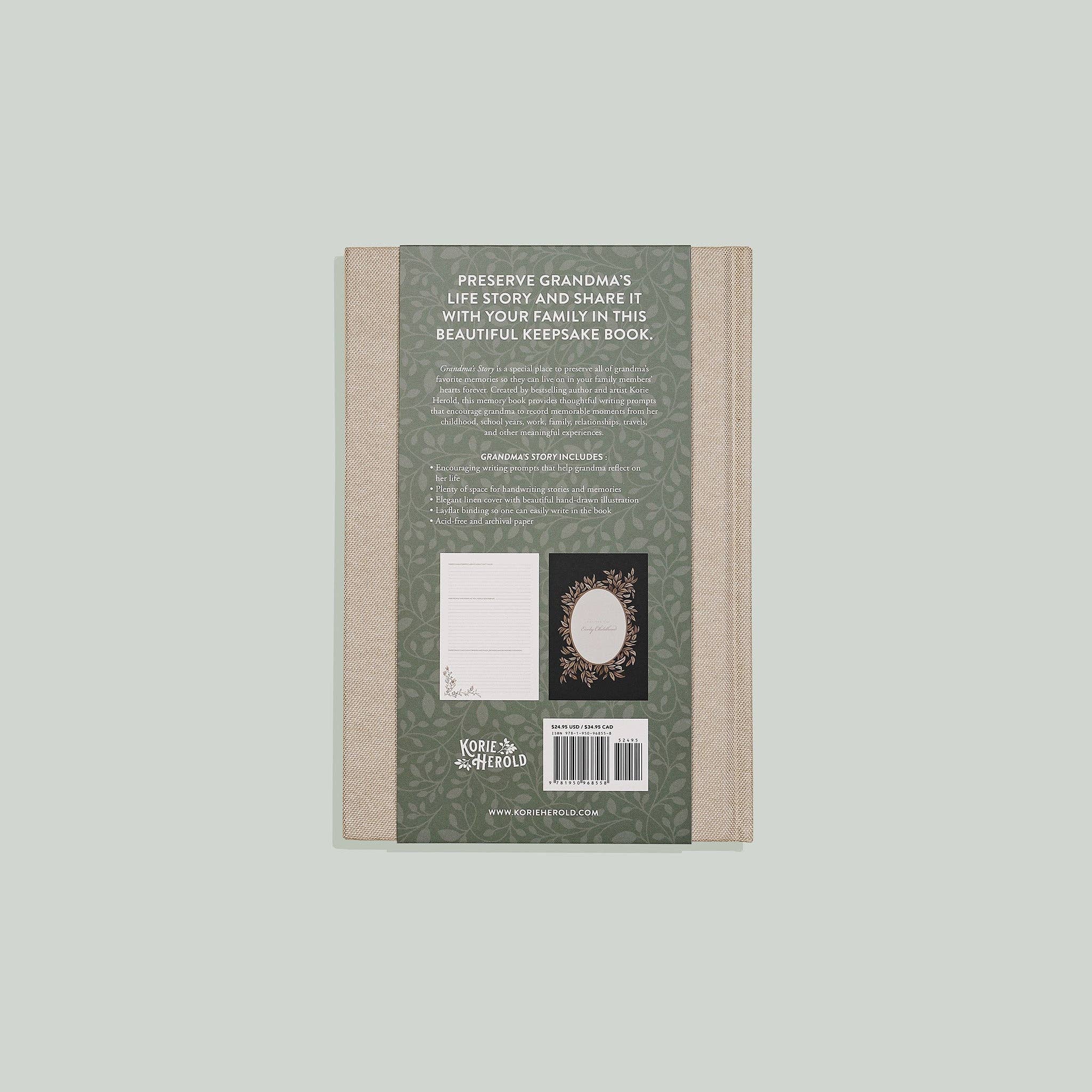 Grandma's Story: A Memory and Keepsake Journal