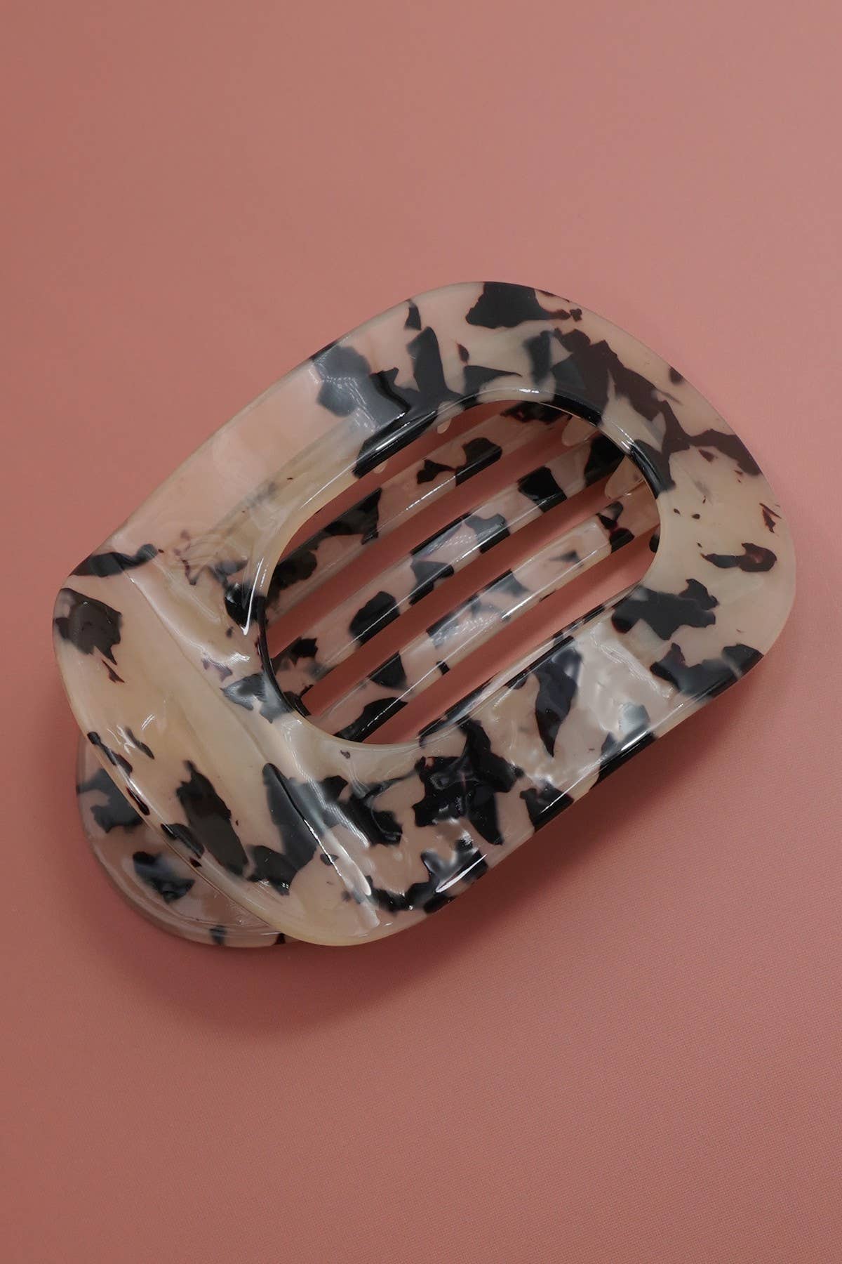 Oval Lay Flat Claw Clip