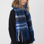 Plaid Tassel Scarf