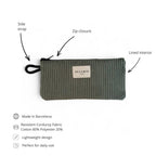 Corduroy Glasses Case – Olive Green (Tree)