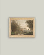 "The Creek" Framed Antique Art