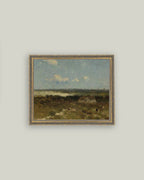 Coastal Farm Framed Antique Art