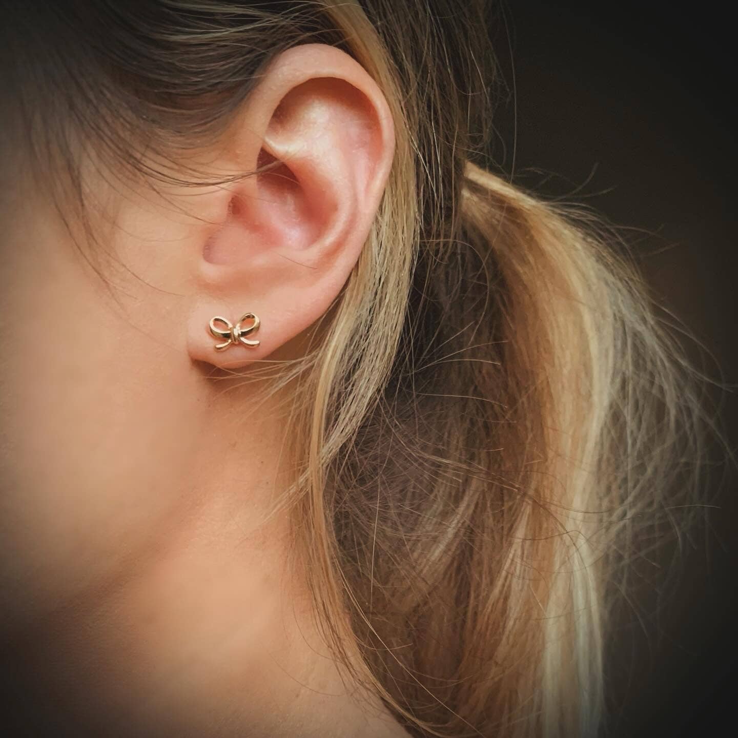 Bow Stud Earrings