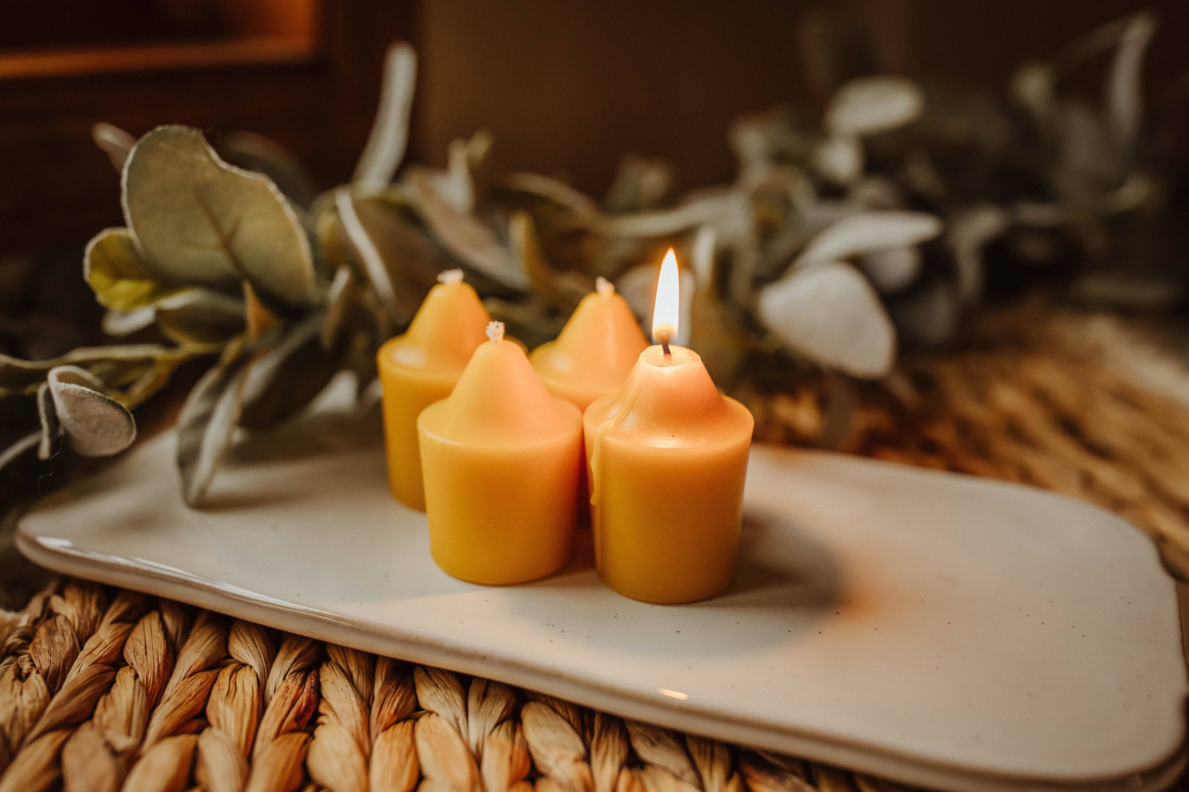 Beeswax Votive Candles