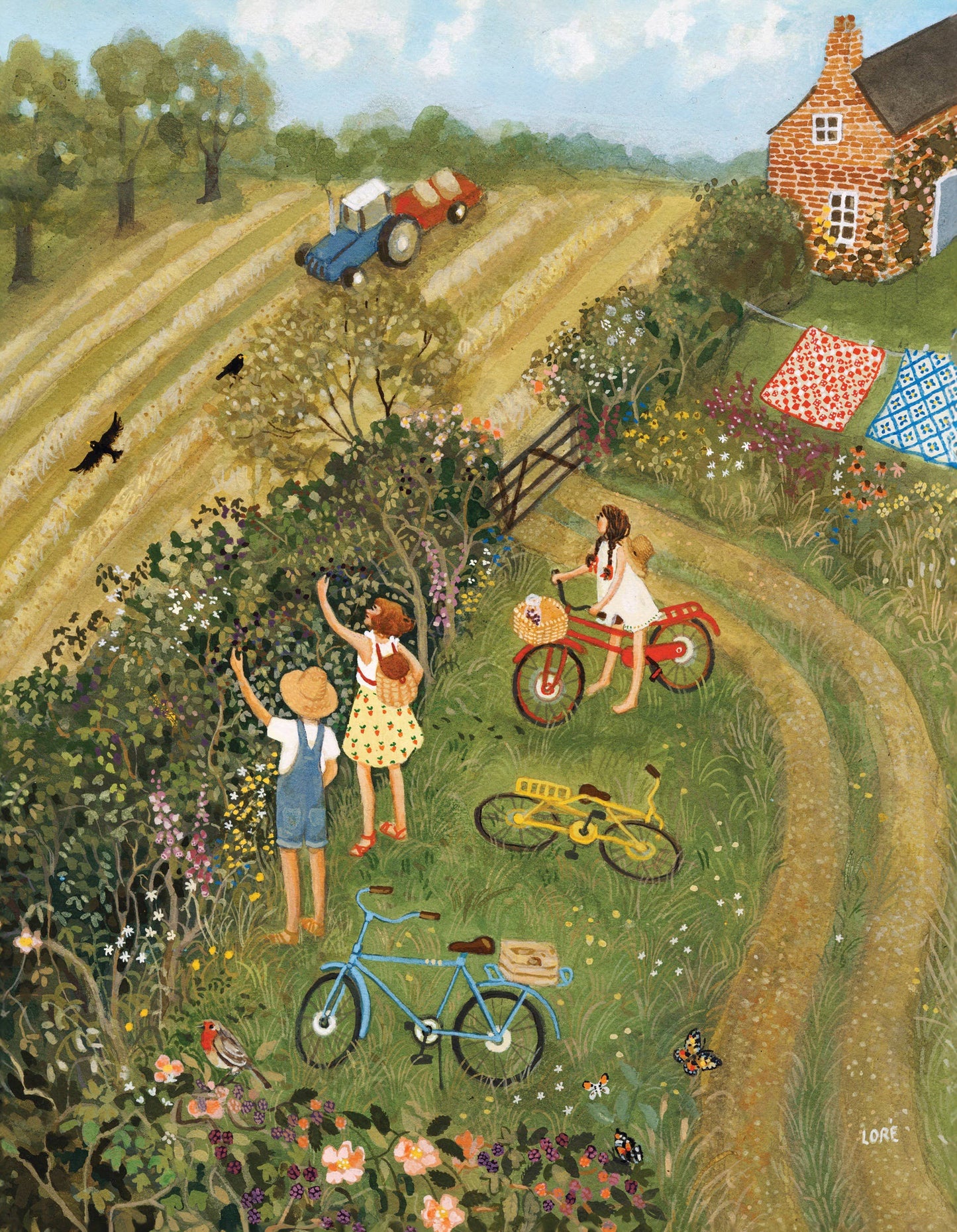 Along the Hedgerow Mini - 100 Piece Mini Puzzle