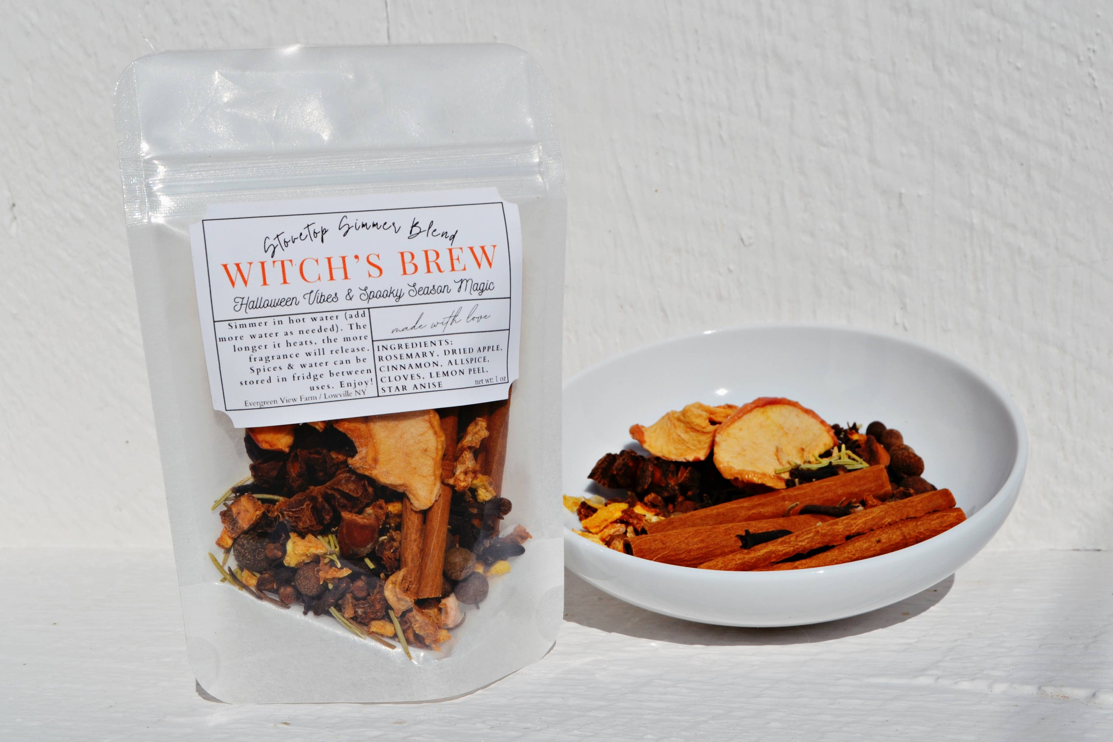 Witch's Brew Autumn Fall Halloween Simmer Stovetop Spices