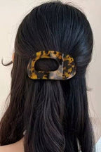 Oval Lay Flat Claw Clip