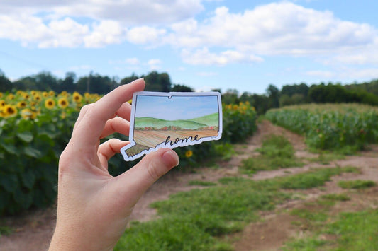 CT Watercolor “Home” Sticker